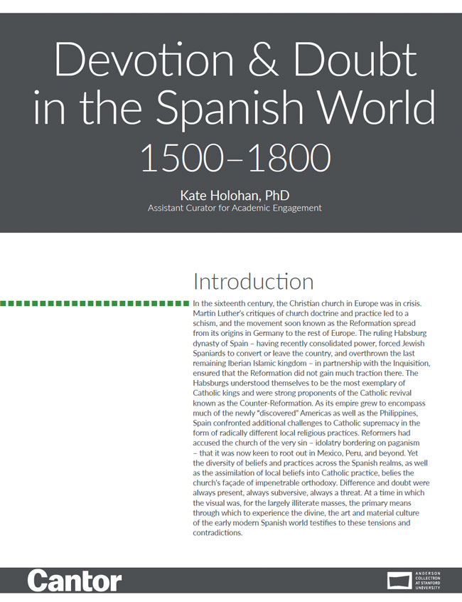 Devotion and Doubt Learning Guide