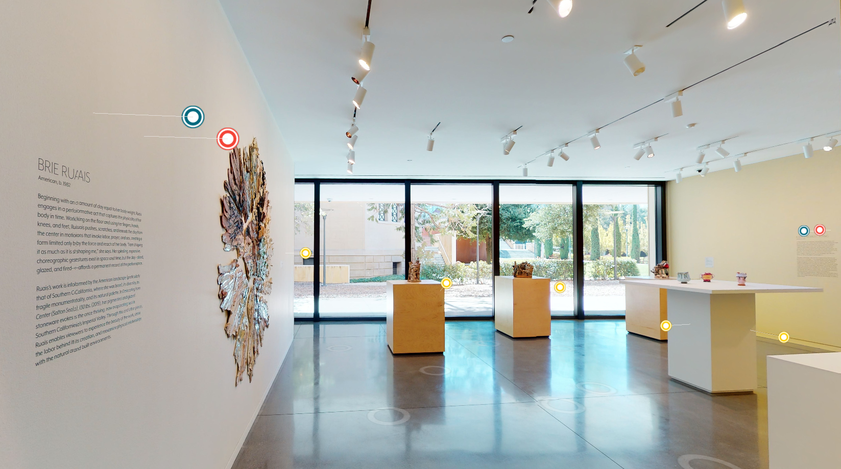 Formed and Fired, gallery entrance view