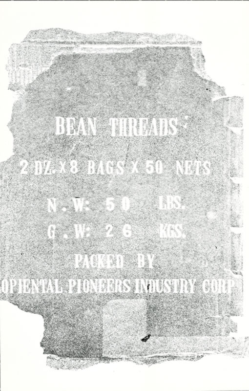 An image depicting a photocopy of a label