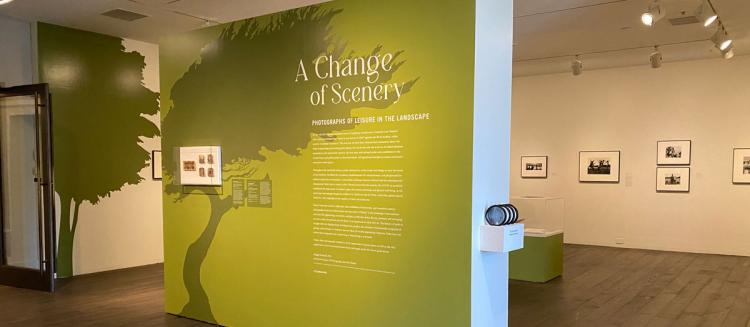 IN-GALLERY SHOT OF CANTOR EXHIBITION