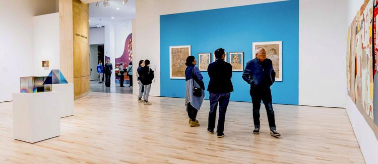 An image of a gallery during Day Jobs exhibition