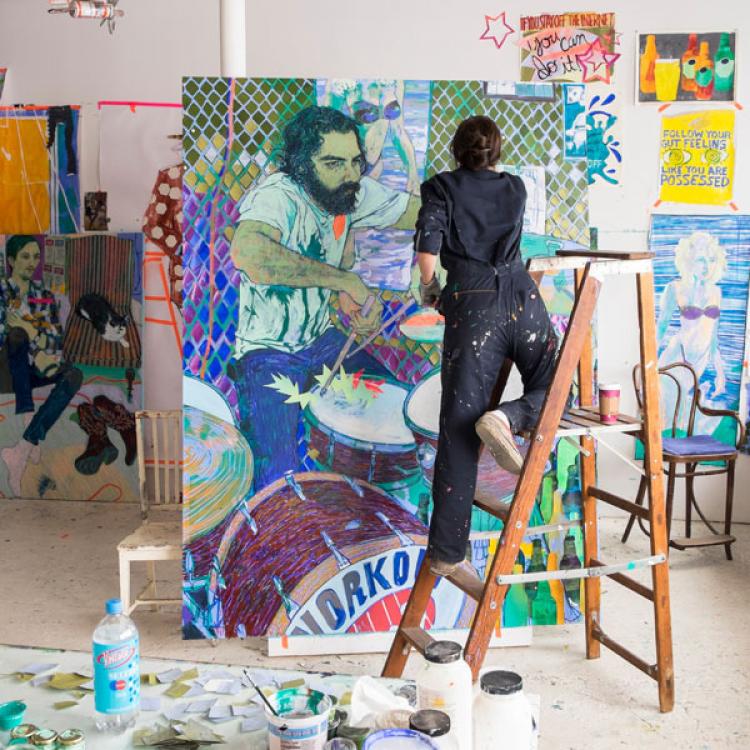 Artist Hope Gangloff