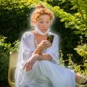 Emily Scott as God in Palo Alto Players' "An Act of God." Image: Scott Lasky Photography. 