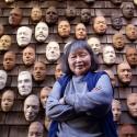 An image of Ruth Asawa's "Untitled (Wall Of Masks)"