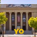 an image of the entrance of the Cantor Arts Center