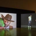 A Cantor in-gallery view of a recent art acquisition related to the Asian American Art Initiative