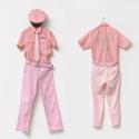 an image of a security personnel uniform in pink shades