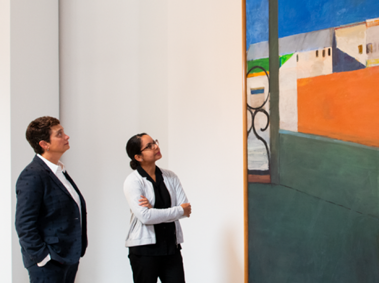 Richard Diebenkorn (U.S.A., 1922–1993), Window, 1967. Oil on canvas. © Richard Diebenkorn Foundation. Gift of Mr. and Mrs. Richard Diebenkorn and anonymous donors, 1969.125