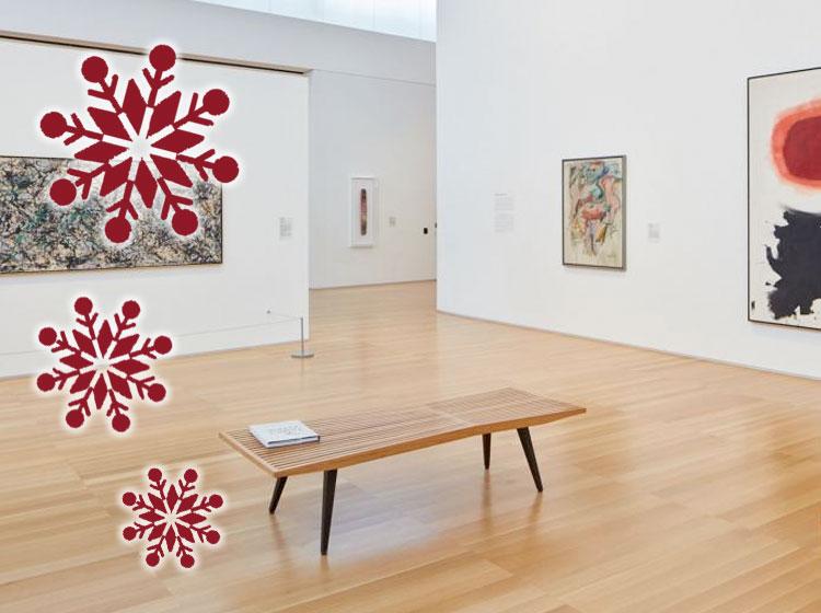 Gallery view of the Anderson Collection at Stanford