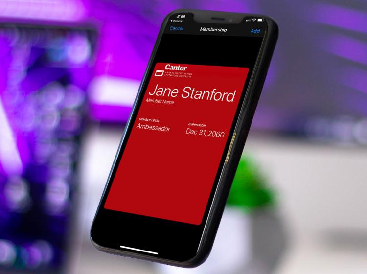 An image of the new digital membership card