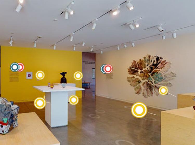 Gallery view of Formed and Fired exhibition at the Anderson Collection