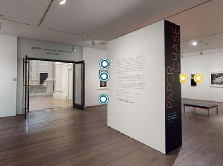 Gallery view of the Paper Chase exhibition at the Cantor
