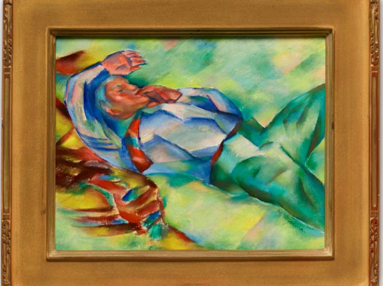 sleeping man