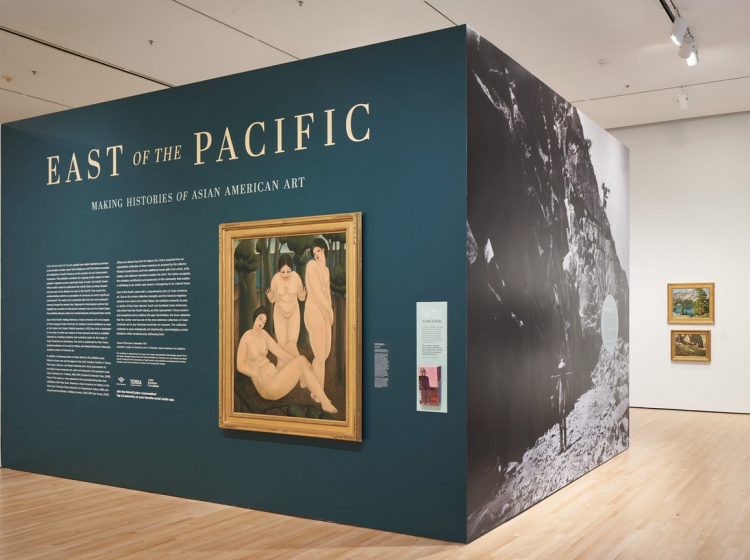 Gallery view of East of the Pacific exhibition at Cantor