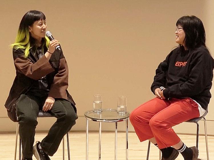 Screenshot from Heesoo and Livien Video