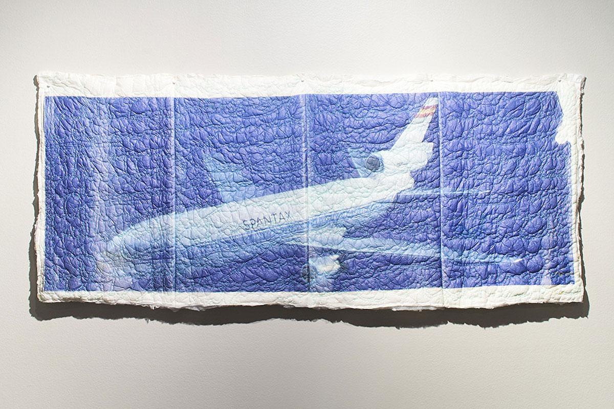 An image of Golnar Adili's artwork Perhaps All of the Sky Is Unable to Turn a Page of This Tightness of the Heart