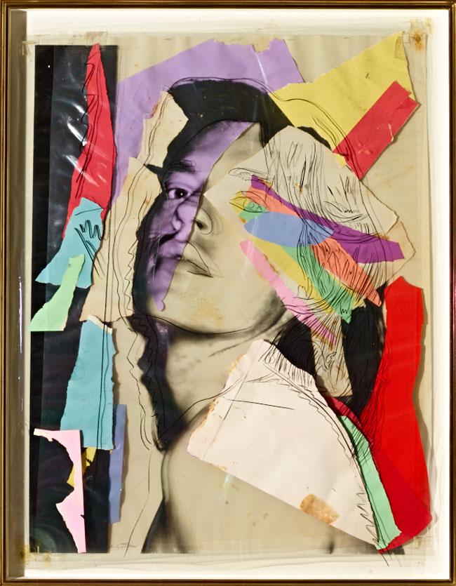 A portrait depicting Mick Jagger