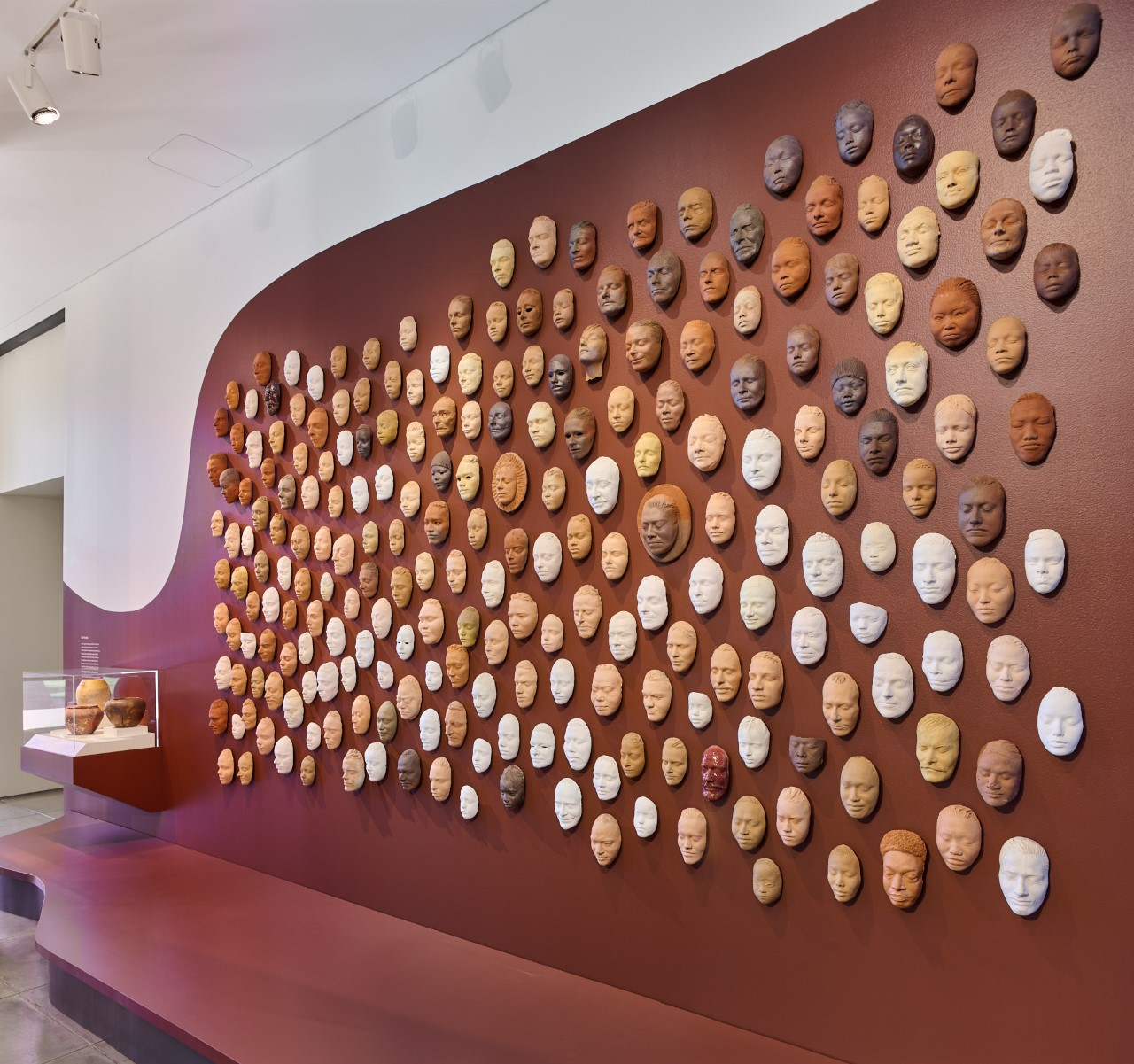 Installation image from The Faes of Ruth Asawa, on view at the Cantor