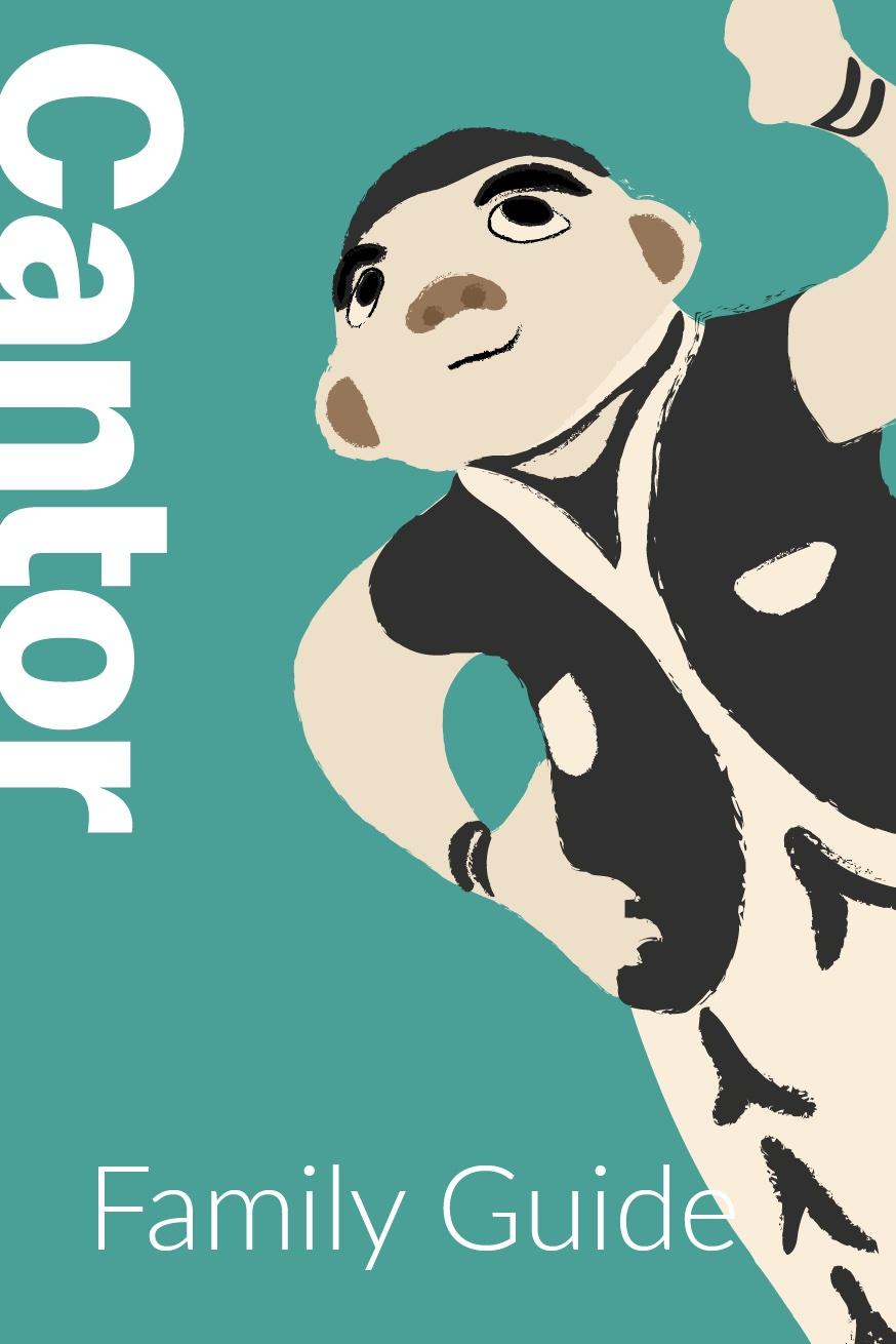 a teal image depicting a scultpure of a man