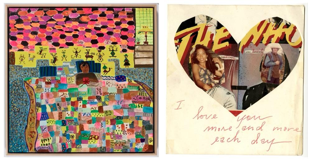 Two artworks by Pacita Abad